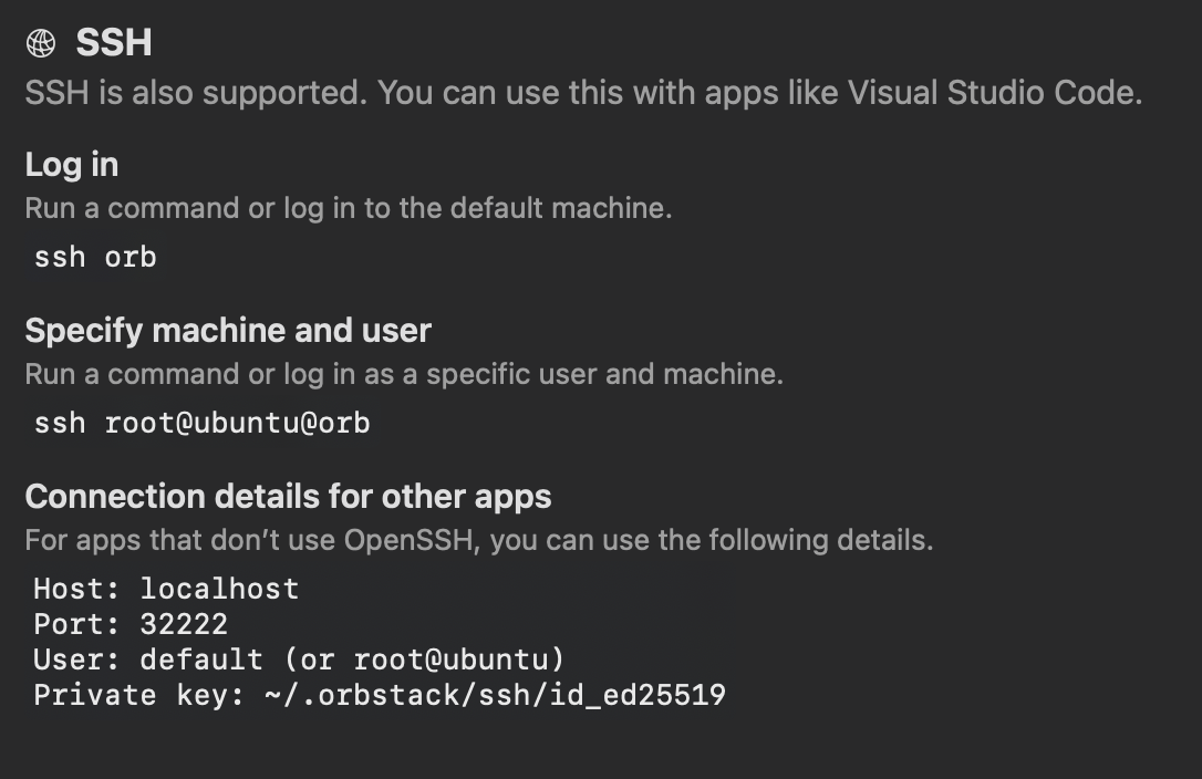 ssh
